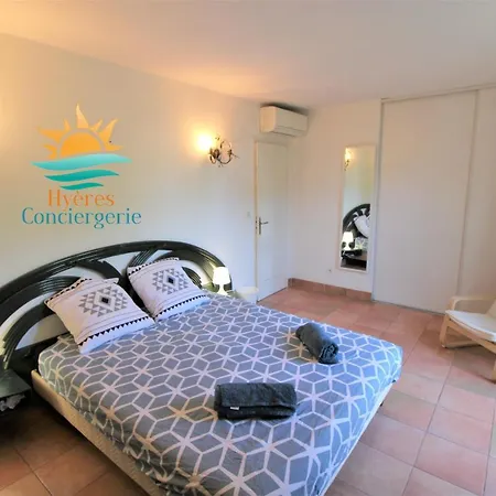Villa Giens 4ch Clim Parking Wifi Piscine Partagee By Hc Hyeres